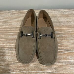 Tod’s Men's Tan Suede Driving Loafers